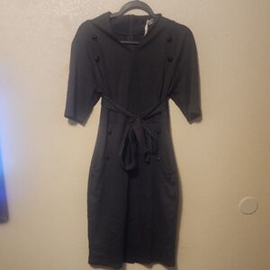 Grace Karin Charcoal Midi Dress